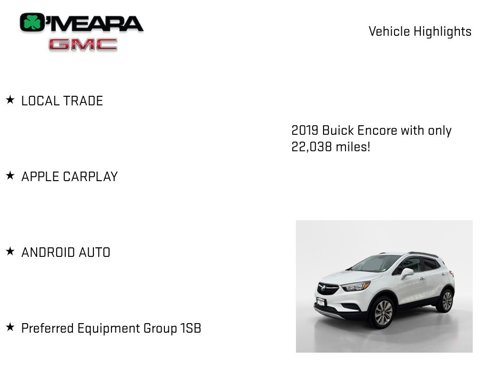 Used 2019 Buick Encore Preferred image 7