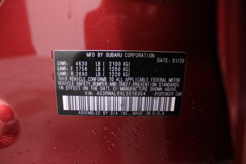 Used 2020 Subaru Legacy Limited w/ Popular Package #2 image 36