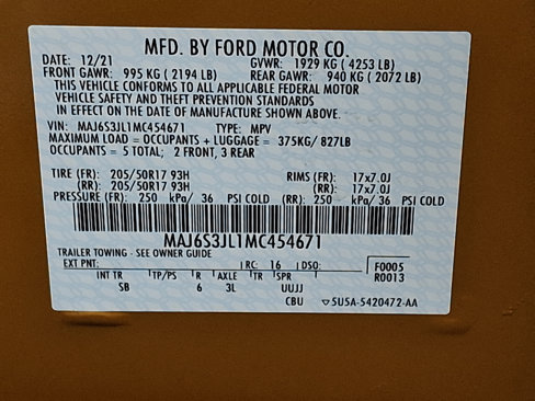 Used 2021 Ford EcoSport SES w/ Interior Protection Package image 27