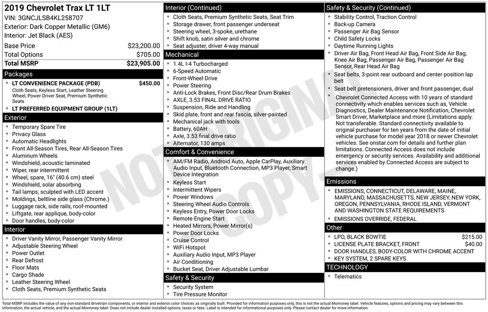 Used 2019 Chevrolet Trax LT w/ LT Convenience Package image 32