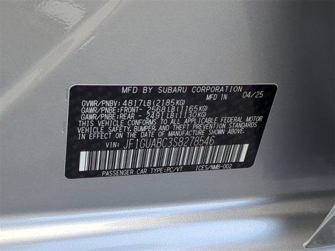 New 2025 Subaru Impreza 2.0i w/ Popular Package #1A image 29