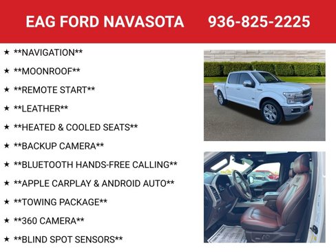 Used 2020 Ford F150 King Ranch w/ Equipment Group 601A Luxury image 4