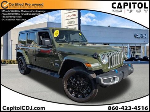 Certified 2023 Jeep Wrangler Sahara w/ Dual Top Group image 1