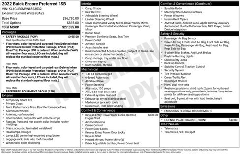 Certified 2022 Buick Encore Preferred w/ Safety Package image 5