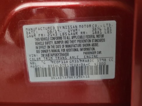 Used 2019 Nissan Sentra SV image 33