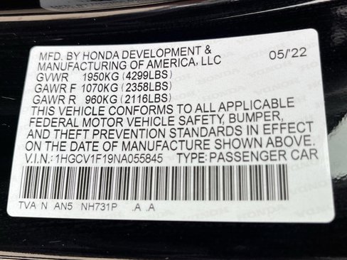Used 2022 Honda Accord LX image 17