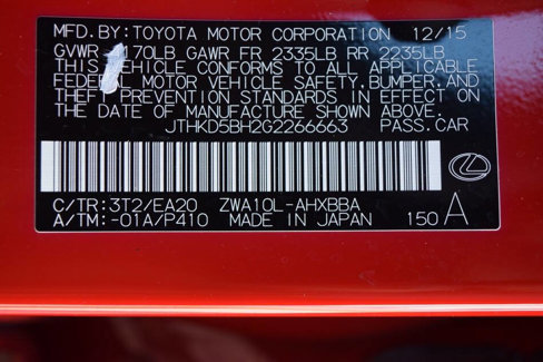Used 2016 Lexus CT 200h w/ Navigation Package image 82