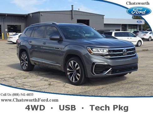 Used 2021 Volkswagen Atlas SEL R-Line image 1