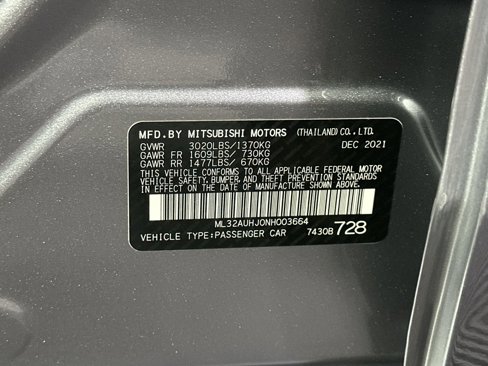 Used 2022 Mitsubishi Mirage ES image 35