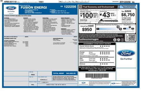 Used 2014 Ford Fusion Energi SE image 4