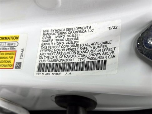 Certified 2022 Acura TLX SH-AWD w/ Technology Package image 17