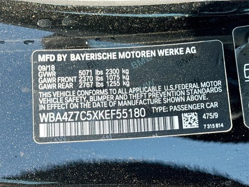 Used 2019 BMW 440i xDrive Convertible w/ M Sport Package image 5