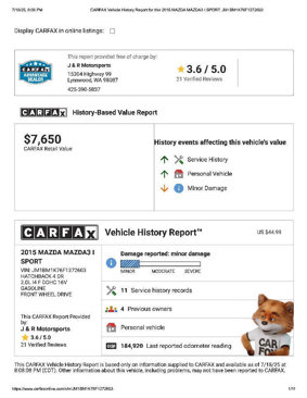 Used 2015 MAZDA MAZDA3 i Sport image 26