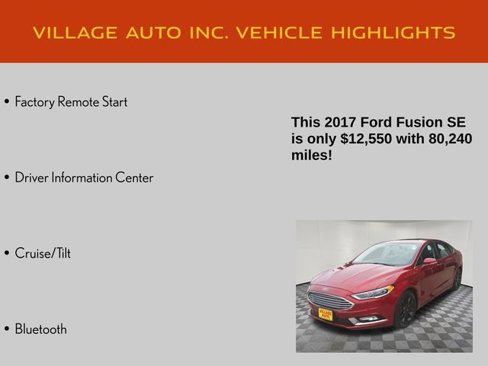 Used 2017 Ford Fusion SE w/ Fusion SE Technology Package image 14