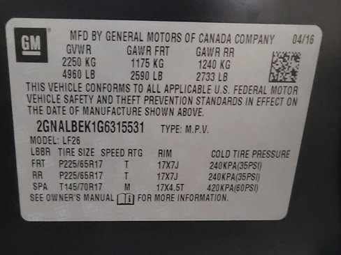 Used 2016 Chevrolet Equinox LS image 33