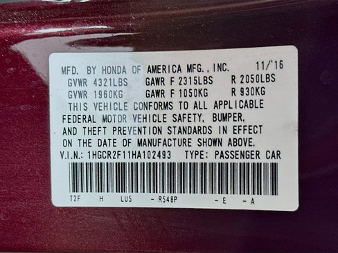 Used 2017 Honda Accord Sport Special Edition image 30