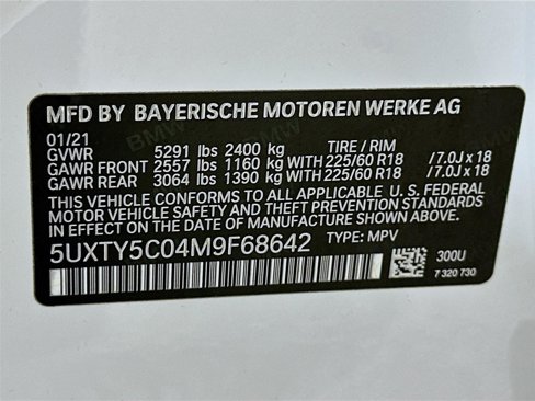 Used 2021 BMW X3 xDrive30i w/ Convenience Package image 33