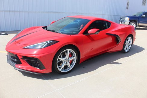 Used 2023 Chevrolet Corvette Stingray Preferred Cpe w/ Chrome Exterior Badge Package image 1