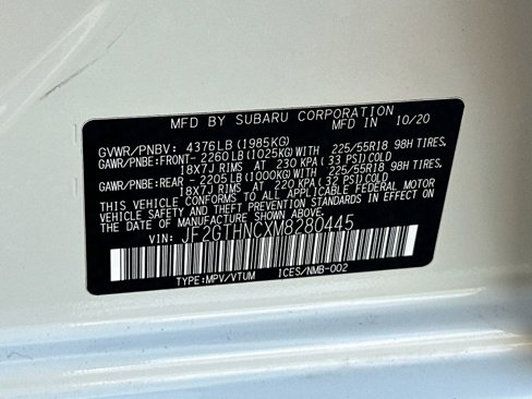 Used 2021 Subaru Crosstrek 2.5i Limited w/ Moonroof Package 2 image 31