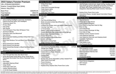 Certified 2022 Subaru Forester Premium image 4