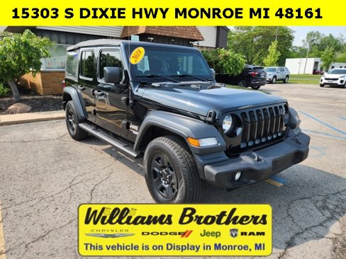 Used 2018 Jeep Wrangler Unlimited Sport image 1