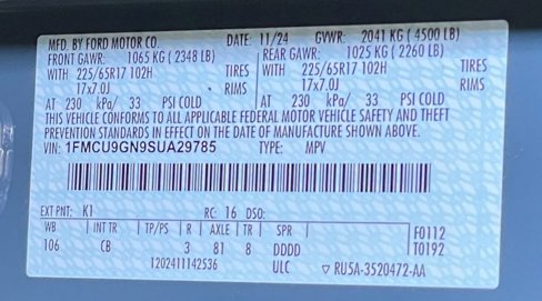 Used 2025 Ford Escape Active w/ Cold Weather Package image 42