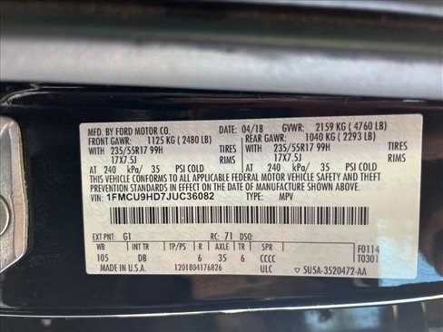 Used 2018 Ford Escape SEL image 18