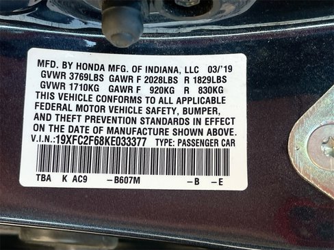 Used 2019 Honda Civic LX image 29