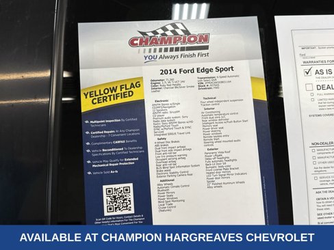 Used 2014 Ford Edge Sport w/ Driver Entry Package image 44