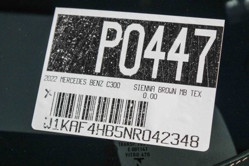 Certified 2022 Mercedes-Benz C 300 4MATIC Sedan image 27
