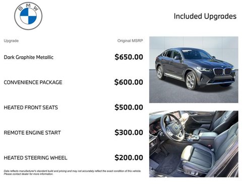 Certified 2023 BMW X4 xDrive30i w/ Convenience Package image 3