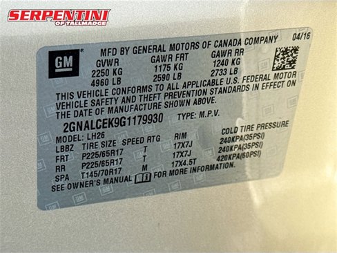 Used 2016 Chevrolet Equinox LT image 27