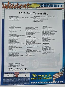Used 2013 Ford Taurus SEL image 27