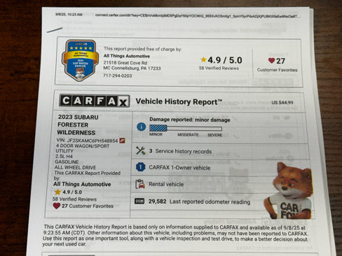 Used 2023 Subaru Forester Wilderness image 47