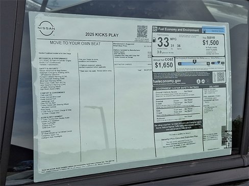 New 2025 Nissan Kicks S image 11