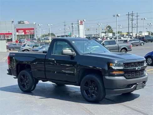 Used 2017 Chevrolet Silverado 1500 W/T w/ Black Out Edition image 3