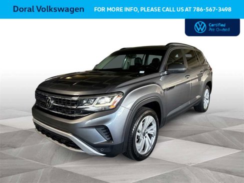 Certified 2021 Volkswagen Atlas SE w/ Panoramic Sunroof Package image 4