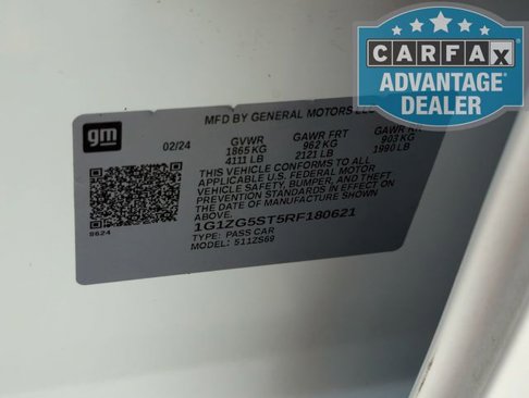 Certified 2024 Chevrolet Malibu RS w/ LPO, Floor Liner Package image 30