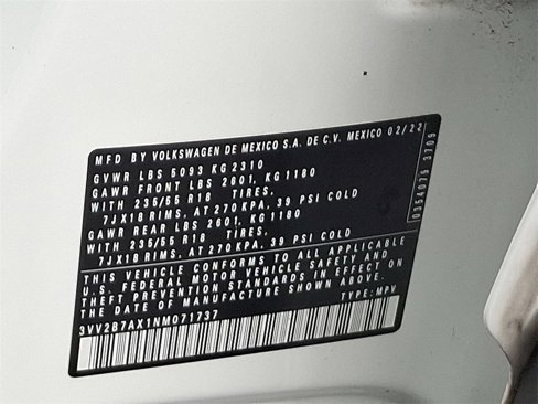 Used 2022 Volkswagen Tiguan SE image 26