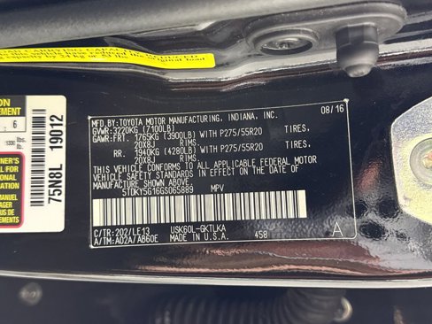 Used 2016 Toyota Sequoia Limited image 35