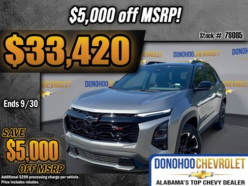 New 2025 Chevrolet Equinox RS w/ Safety and Technology Package image 1