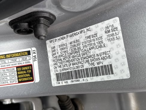 Used 2016 Honda CR-V LX image 23