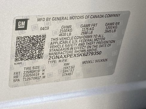 Used 2019 Chevrolet Equinox Premier image 38