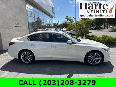 Used 2021 INFINITI Q50 Luxe w/ All Weather Package image 8