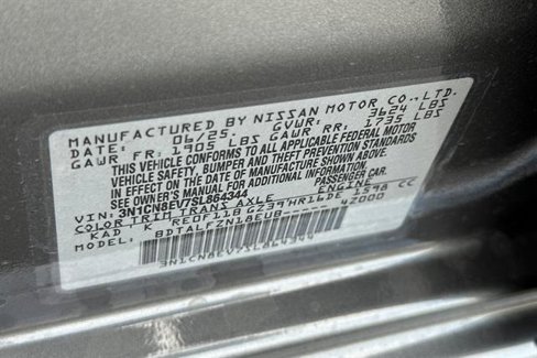 New 2025 Nissan Versa SV w/ Trunk Package image 32