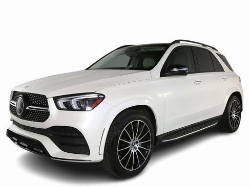 Used 2021 Mercedes-Benz GLE 350 w/ AMG Line Exterior image 3