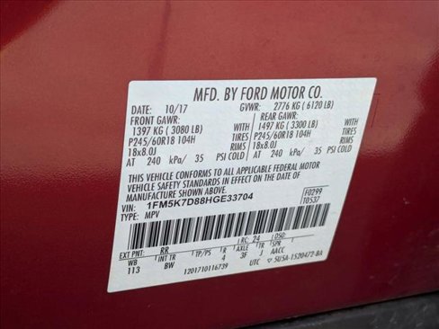 Used 2017 Ford Explorer XLT w/ Equipment Group 202A image 20