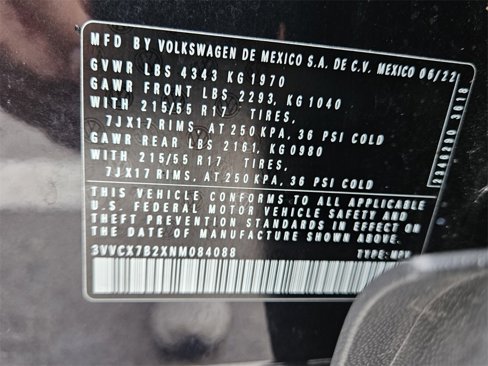 Certified 2022 Volkswagen Taos S image 25
