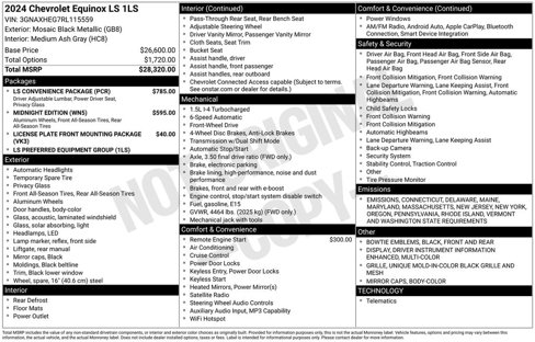 Used 2024 Chevrolet Equinox LS w/ LS Convenience Package image 38