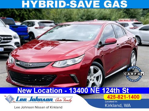 Used 2018 Chevrolet Volt LT w/ LT Driver Confidence Package image 1